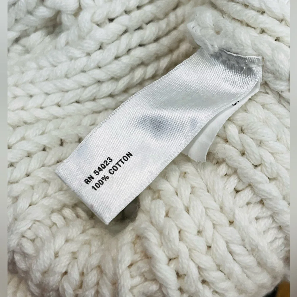 Baby Gap Girls 18-24mo Cotton Bobble Knit Sweater Dress Pom Pom Textured Chunky